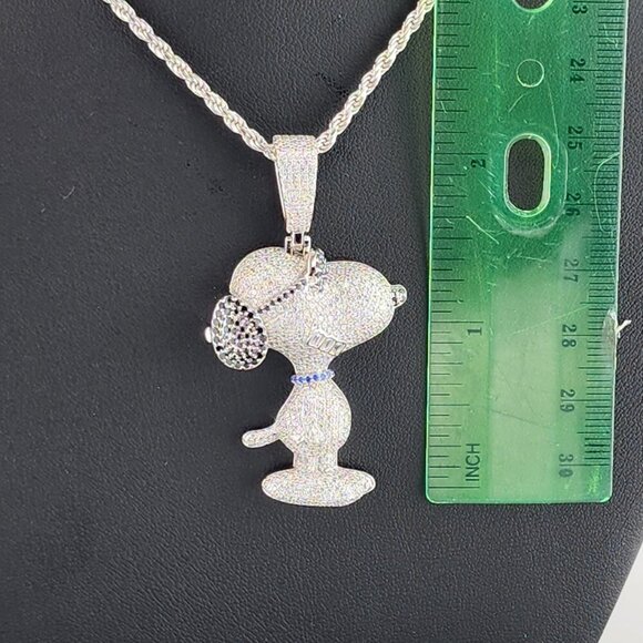 Sterling Silver 925 Snoopy Pendant Necklace – Classic Peanuts Character Jewelry - Picture 8 of 8